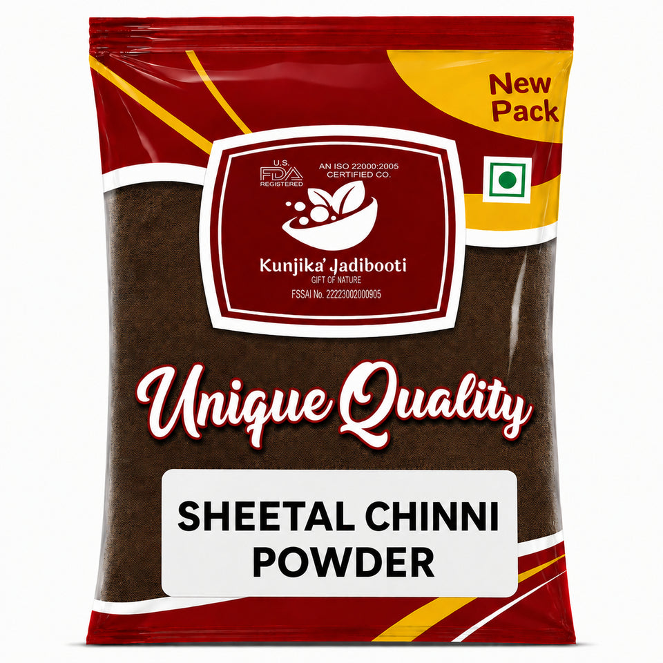 Kunjika Jadibooti Shital Chini Powder - Kabab Chini - Piper Cubeba Linn - Cubeb Berries - Cubeb pepper Powder (50 g)