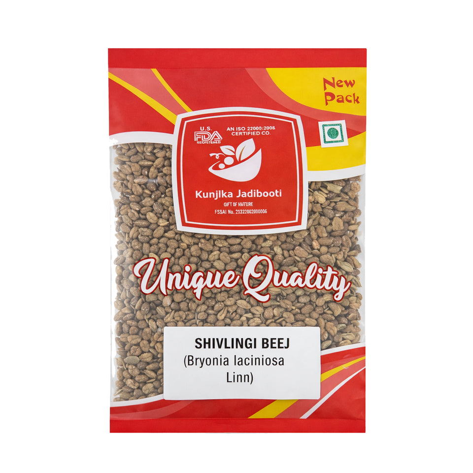 Kunjika Jadibooti Shivlingi Beej | Shivling | Sivalingi Seed | Shivlangi | Shivalinga Bryonopsis Laciniosa- 100 gm