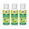 Three bottles of Pujahaat Green Apple Fragrance air freshener concentrate on a white background