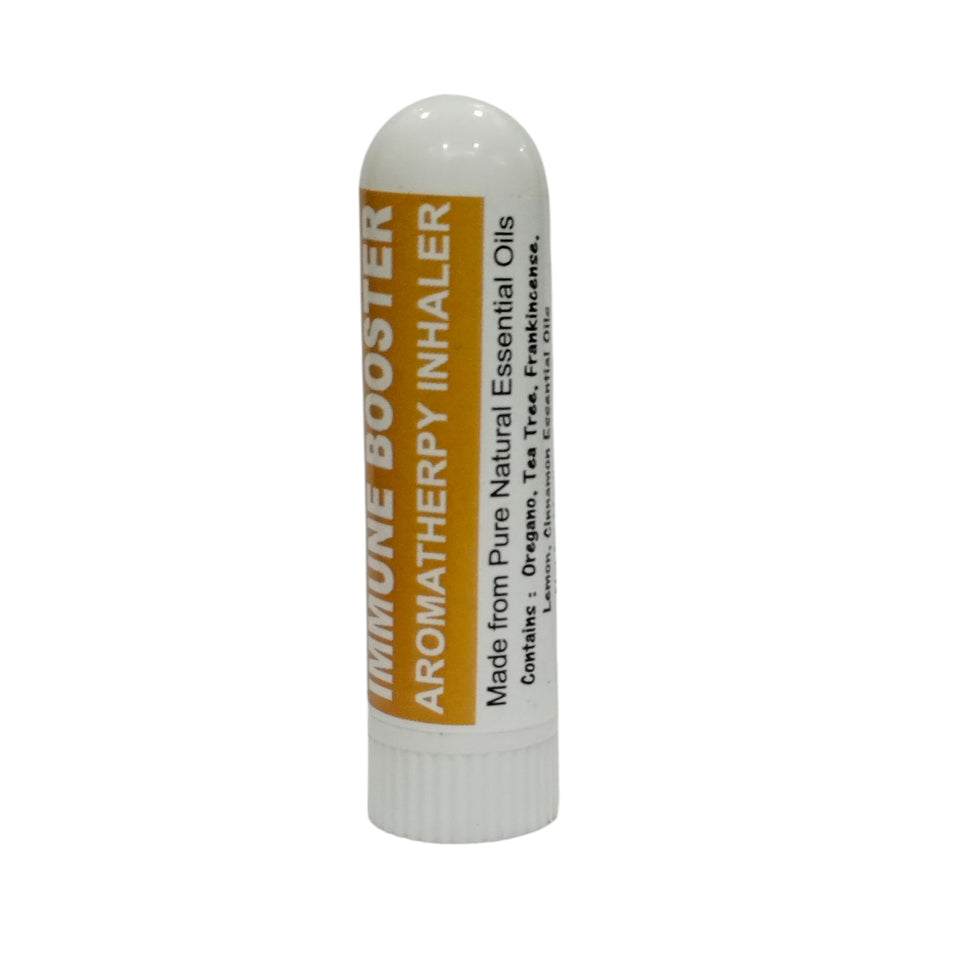 Pujahaat Natural Essential oil based Aromatherapy Nasal Inhaler Stick IMMUNE BOOSTER, Made with 100% natural, therapeutic grade essential oils - Set of 2