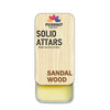 Pujahaat Sandalwood Premium Fragrance | Solid Attar for Men & Women | Alcohol Free | Strong lasting fragrance - Sandalwood