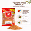 Kunjika Jadibooti Vijaysar Lakdi Powder - Vijaysaar Wood - Bijasal - Indian Kino - Pterocarpus Marsupium Powder - 100 gm