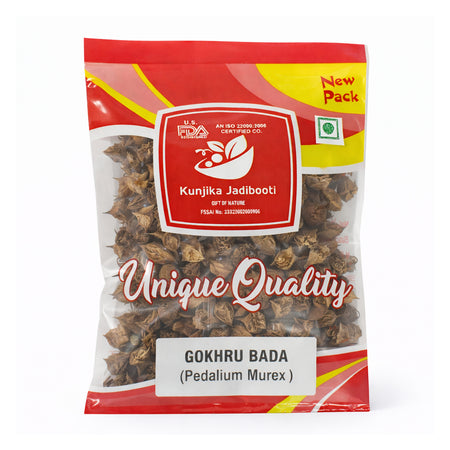 Kunjika Jadibooti Bada Gokhru - Pedalium Murex - Large Caltrops, Natural- 100 gm