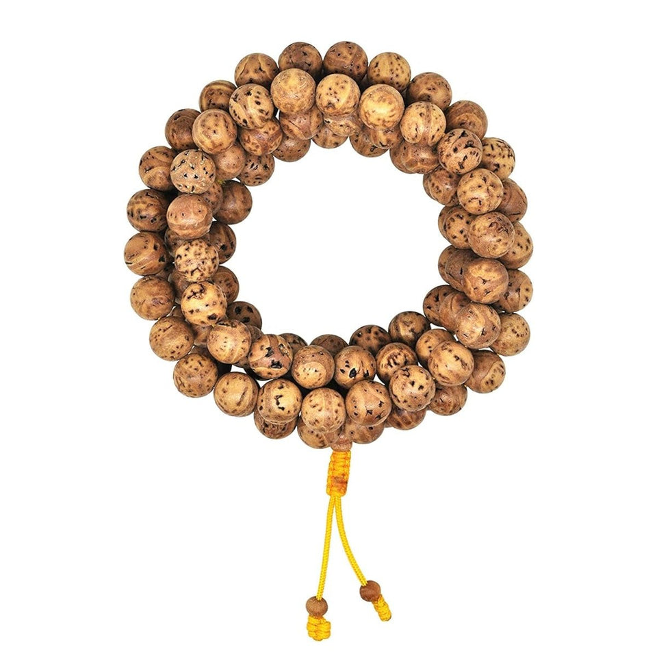 Nepalese Bodhi Beads Mala 12 mm 108 +1 Beads Unisex for Japa, Wearing