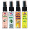 Pujahaat Mogra, Kevda, Raatrani, Tulsi Set of 4 Perfume Attar Spray 8ml | itra/ittar Perfume | For Pooja/Personal Use