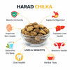 Kunjika Jadibooti Harad Chilka - Badi Harad Chilka - Harad Pili Chilka - Haritaki - Harad Badi Chilka - Yellow Chebulic Myrobalan Shell Without Seeds - Terminalia Chebula - 100 gm