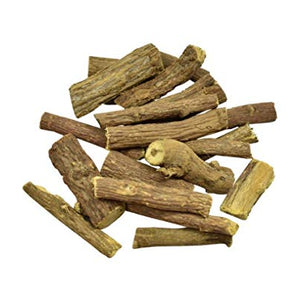 Kunjika Jadibooti Mulethi | Licorice Root Sticks | Yashtimadhu Mulethi Glycyrrhiza Glabra - 100 gm