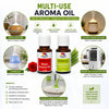 Pujahaat Rose and Lemongrass Aroma Oil for Aromatherapy oils, Oil for diffusers, Humidifier oils, Oil Burners, Spa and Air Purifier 10ml Each - Set of 2 (2 x 10 ml)