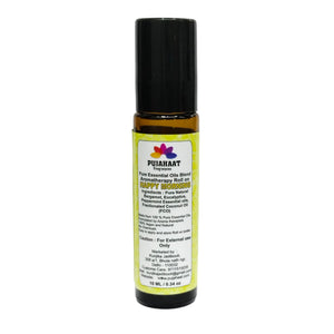 Pujahaat Happy Morning Aromatherapy Roll-on | Blend of pure & natural Essential Oils | For Help Waking Up & Alertness | Soothing Formula to uplift mood and reduce dullness. | Crafted by Certified Aromatherapists 10ml/0.33 fl oz - Happy Morning Roll-on