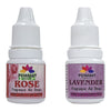 Pujahaat Premium Rose, Lavender Fragrance Air drops Air freshener for room, bathroom, toilet, car, wardrobes -Pack of 2 (2 x 5ml)