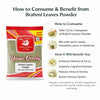 Kunjika Jadibooti Brahmi Powder / Bacopa Monnieri /  Bramini / Brahmi / Bhrami / Bharmi Powder - 100 gm