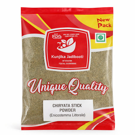 Kunjika Jadibooti Chirayata / Bitterstick / Kalmegh / Swertia Chirata / Andrographis paniculata Powder - 100 gm