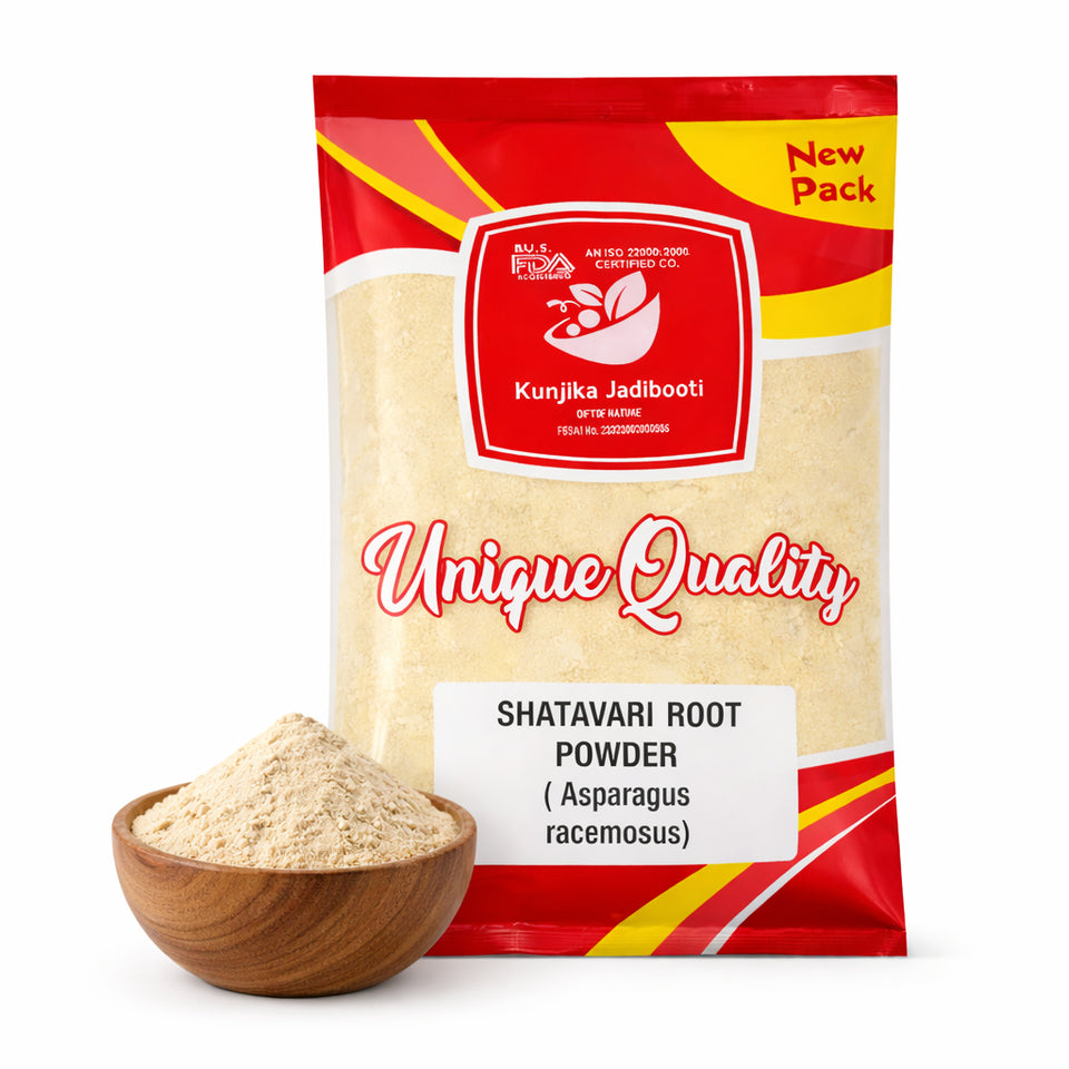 Kunjika Jadibooti Shatavari Powder- Asparagus Racemosus - Satawar - Satawari Powder - 100 gm