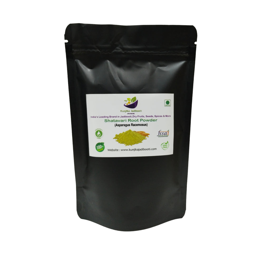 Kunjika Jadibooti Shatavari Powder- Asparagus Racemosus - Satawar - Satawari Powder - 100 gm