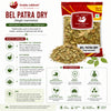 Kunjika Jadibooti Bel Patta Dry - Bel Patra - Bilva Bel Leaf - Aegle Marmelos - Bael Patra - 100 gm