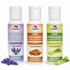 Lavender, Sandalwood, Lemon Grass Air Freshener Concentrate Set of 3 (50ml Each) Makes 1 Liter Each | Long Lasting Room Freshener Liquid | Fragrance Combo for Home, Office, Car | Alcohol-Free Premium Fragrance by Pujahaat