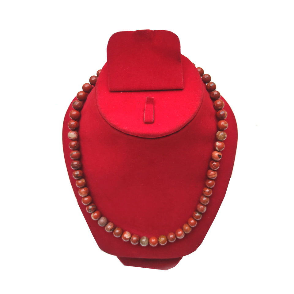 Buy Red Jasper Stone Silver Pendant, Red Jasper Men Necklace, Skin Touch  Design, Jasper Stone Aries Root Chakra Grounding, Gift for Her Him Online  in India - Etsy