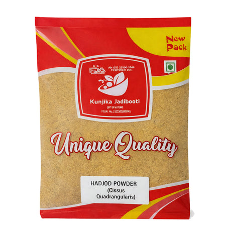 Kunjika Jadibooti Hadjod Powder - Hadd jod - Haddjodd - Cissus Quadrangularis Powder - 100 gm