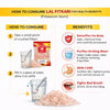 Kunjika Jadibooti Fitkari Lal - Phitkari Lal - Potassium Alum - Alum Red - 100 gm
