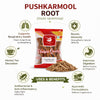 Kunjika Jadibooti Pushkarmool Roots-Inula Racemosa-Raw Herbs-Pushkar Mool-Orris Root-Jadi Booti-Single Herbs - 100 gm
