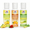 Lemon, Orange, Lemon Grass Air Freshener Concentrate Set of 3 (50ml Each) Makes 1 Liter Each | Long Lasting Room Freshener Liquid | Fragrance Combo for Home, Office, Car | Alcohol-Free Premium Fragrance by Pujahaat