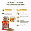 Kunjika Jadibooti Talmakhana | Taal Makhana | Kokilaksha Beej | Asteracantha Longifolia -Jadi Booti - 100 gm