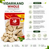 Kunjika Jadibooti Vidarikand Herbal Kudzu | (Pueraria tuberosa) Bidharikand Indian Kudju | Air Potato| Jadi Booti Whole - 100 gm