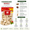 Kunjika Jadibooti Vidarikand Herbal Kudzu | (Pueraria tuberosa) Bidharikand Indian Kudju | Air Potato| Jadi Booti Whole - 100 gm