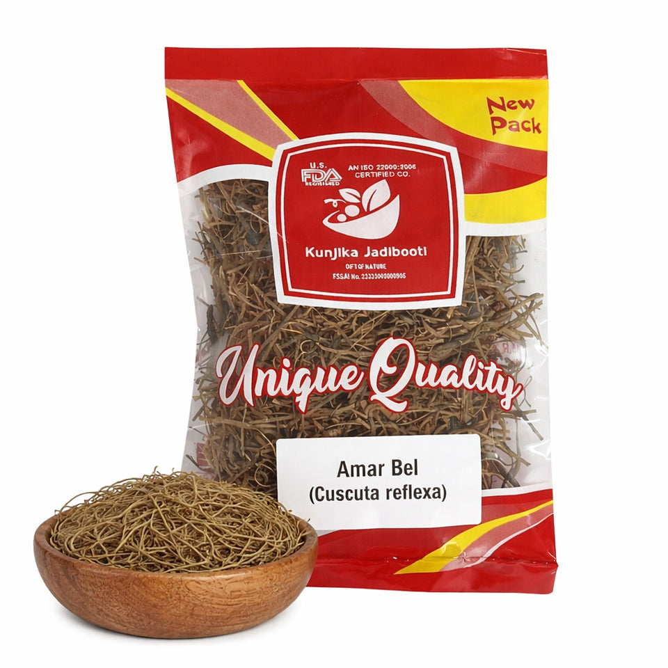 Kunjika Jadibooti Amar Bel - Akash Bel - Afteeyun - Aftimoon - Dodder - Cuscuta reflexa - 100 gm