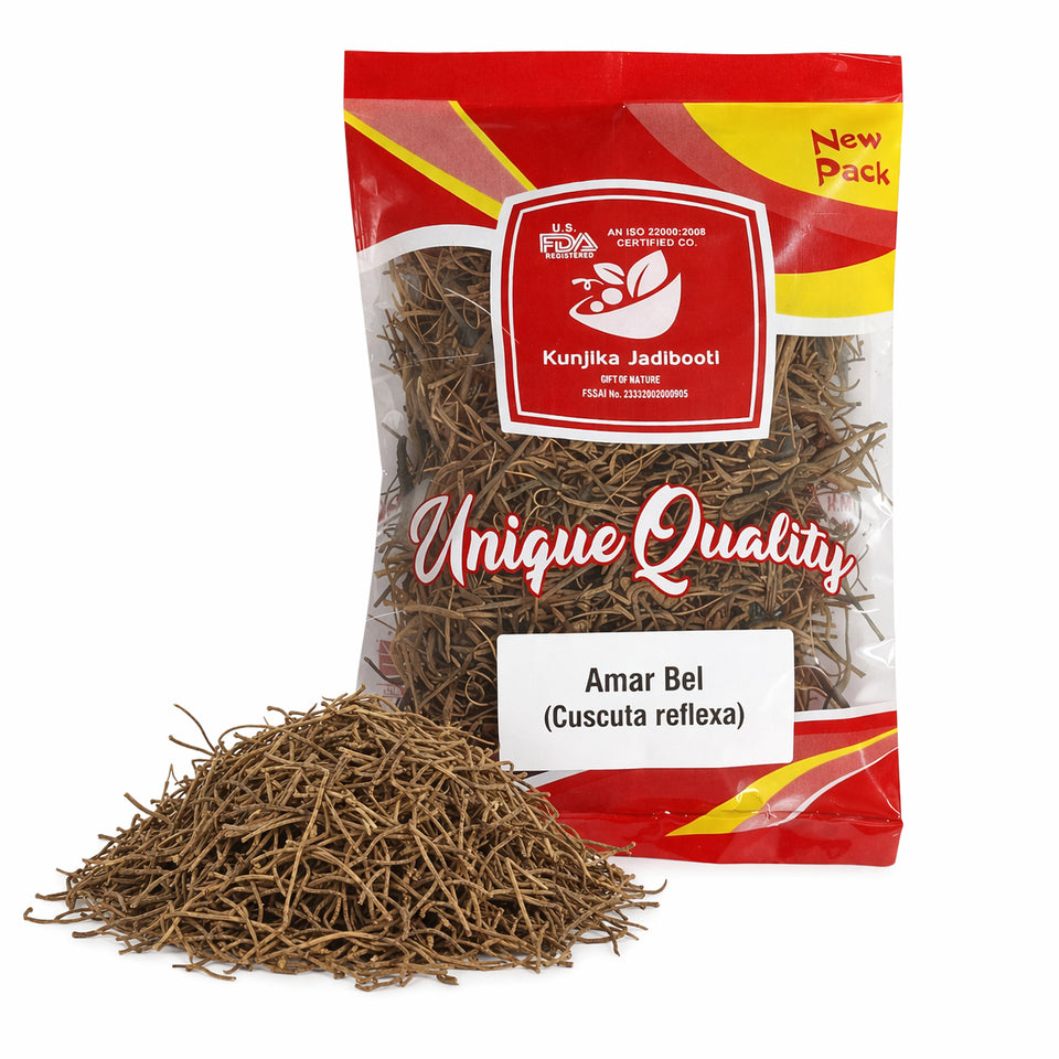 Kunjika Jadibooti Amar Bel - Akash Bel - Afteeyun - Aftimoon - Dodder - Cuscuta reflexa - 100 gm