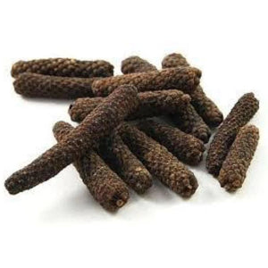 Kunjika Jadibooti Whole Long Pepper | Pipal Badi | Pippali | Pipali | Peepali | Piper Longum | No Added Preservatives & Additives | Spices & Masala | Indian Spices & Masala - 100 gm