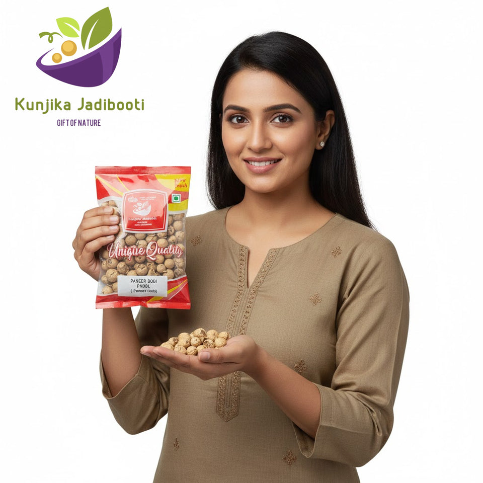 Kunjika Jadibooti Paneer Doda | Indian Rennet | Withania Coagulans - Paneer Phool (100 GM)