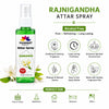 Rajnigandha Attar Spray by Pujahaat | 100ml Non Alcoholic Spray | Religious Mist | Air Freshener, Room Mist, Fabric & Linen Spray | Perfect for Prayers Rooms, Living Room, sofas, curtains, car