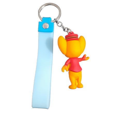 Jerry the Mouse Keychain Silicone, Attractive Cartoon Key-Ring Door Car Key Chains