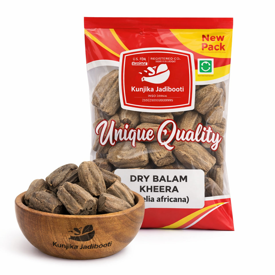Kunjika Jadibooti Balam Kheera Dry - Balam Khera - Kigelia africana - Dry Balam Khira | Jadi Booti Whole - 100 gm