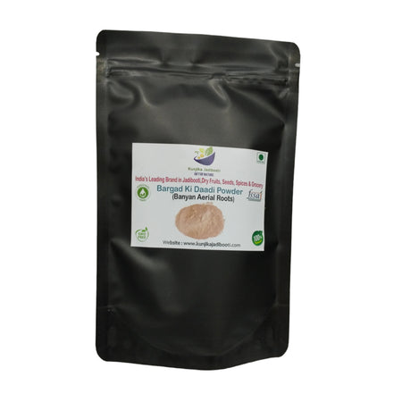 Kunjika Jadibooti Bargad Ki Dadhi - Bar Ki Dari - Badh Ki Dadhi - Banyan Aerial Roots - Pure & Natural | Jadi Booti Powder - 100 gm