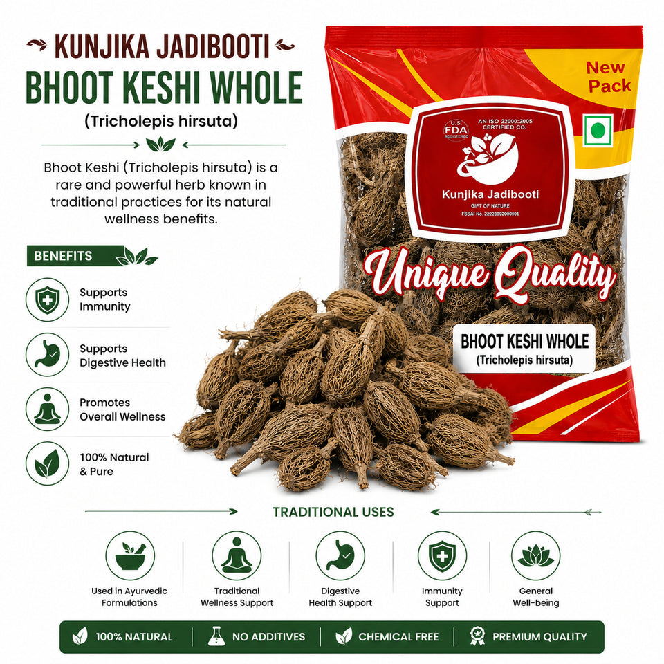 Kunjika Jadibooti Bhootkeshi | Selinum Vaginatum | Milk Parsley | Beg Kharfas - 100 gm