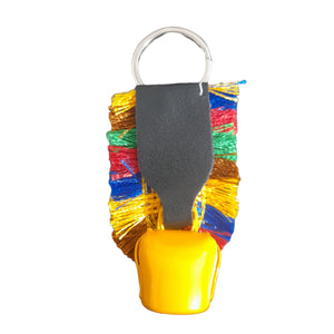 Cowbell Lucky Bell Keychain for bike, car, Home Key Chain 13 cm