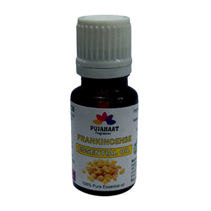 Pujahaat Frankincense Oil - Pure and Undiluted Frankincense Essential Oil for Skin Tightening, Fine Lines, and Aromatherapy Benefits - Ideal for face - Vegan & Cruelty free - 15 ml