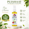 Kachha Bela Attar Spray by Pujahaat | 100ml Non Alcoholic Spray | Religious Mist | Air Freshener, Room Mist, Fabric & Linen Spray | Perfect for Prayers Rooms, Living Room, sofas, curtains, car
