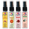 Pujahaat Kesar Chandan, Marigold, Rose, Mogra Set of 4 Perfume Attar Spray 8ml | itra/ittar Perfume | For Pooja/Personal Use