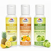 Pineapple, Orange, Green Apple Air Freshener Concentrate Set of 3 (50ml Each) Makes 1 Liter Each | Long Lasting Room Freshener Liquid | Fragrance Combo for Home, Office, Car | Alcohol-Free Premium Fragrance by Pujahaat