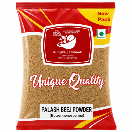 Kunjika Jadibooti Palash Beej Powder - Palash Seeds - Tesu Beej - Bilas Papda - Butea Monosperma Powder - 100 gm