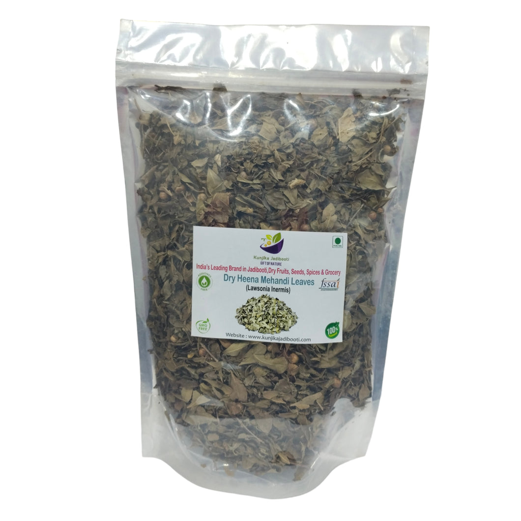 Kunjika Jadibooti Mehandi Leaves | Henna Mehandi Leaves | Whole Natural Pure Henna Leaves - 100 gm