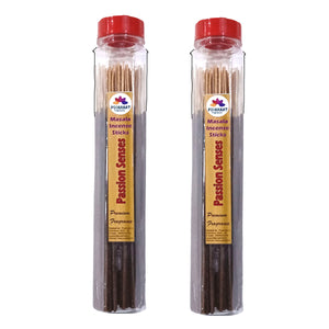 Pujahaat Premium Scented Incense Stick Masala Agarbatti | No Charcoal Incense Sticks, 100% Herbal Fragrance Agarbatti, 0% Sulphates - Passion Senses Fragrance