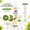 Champa Phool Attar Spray by Pujahaat | 100ml Non Alcoholic Spray | Religious Mist | Air Freshener, Room Mist, Fabric & Linen Spray | Perfect for Prayers Rooms, Living Room, sofas, curtains, car