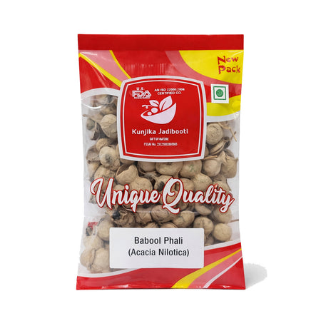 Kunjika Jadibooti Organic Babool Phali whole | Kikar phali fali Raw For Joint pain | Acacia Arabica whole 100 gm