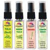 Pujahaat Tulsi, Lemongrass, Neem Tulsi, Rajnigandha Set of 4 Perfume Attar Spray 8ml | itra/ittar Perfume | For Pooja/Personal Use