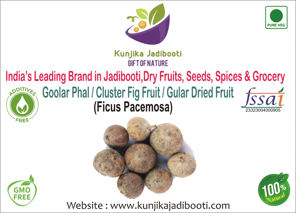 Kunjika Jadibooti Gular Phal - Goolar fal - ficus glomerata - 100 gm