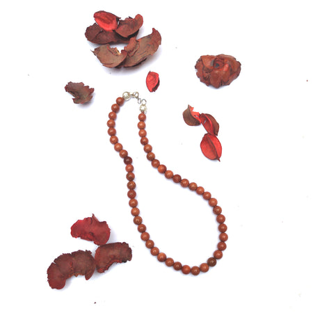 Goldstone/ Sangsitara Crystal Round Beads Necklace 15 Inches 8mm Beads Semi precious Mala
